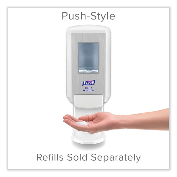 CS4 Hand Sanitizer Dispenser, 1,200 ML, 6.12 X 4.48 X 10.81, White